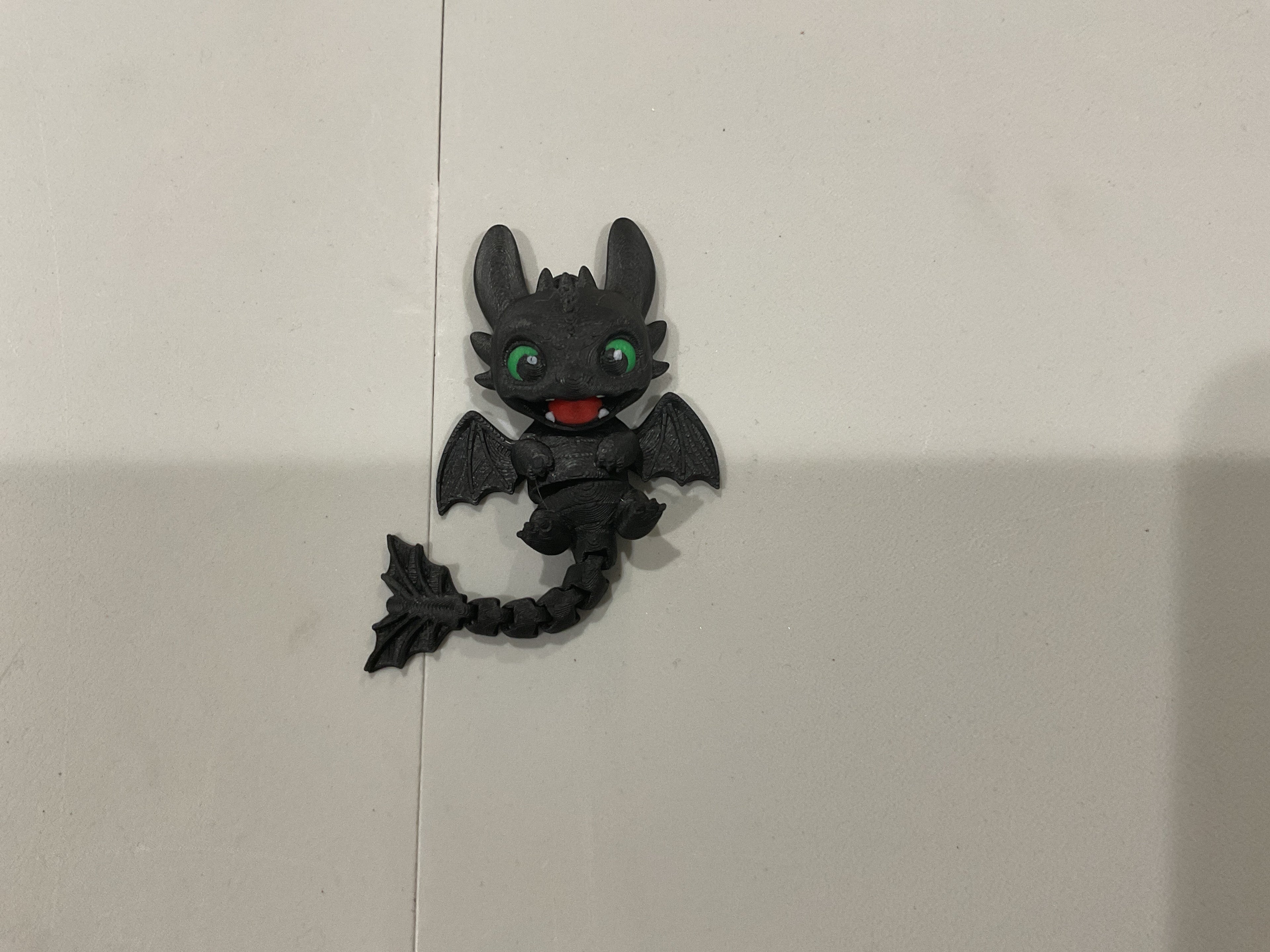 Cute Black Dragon Keychain Fidget