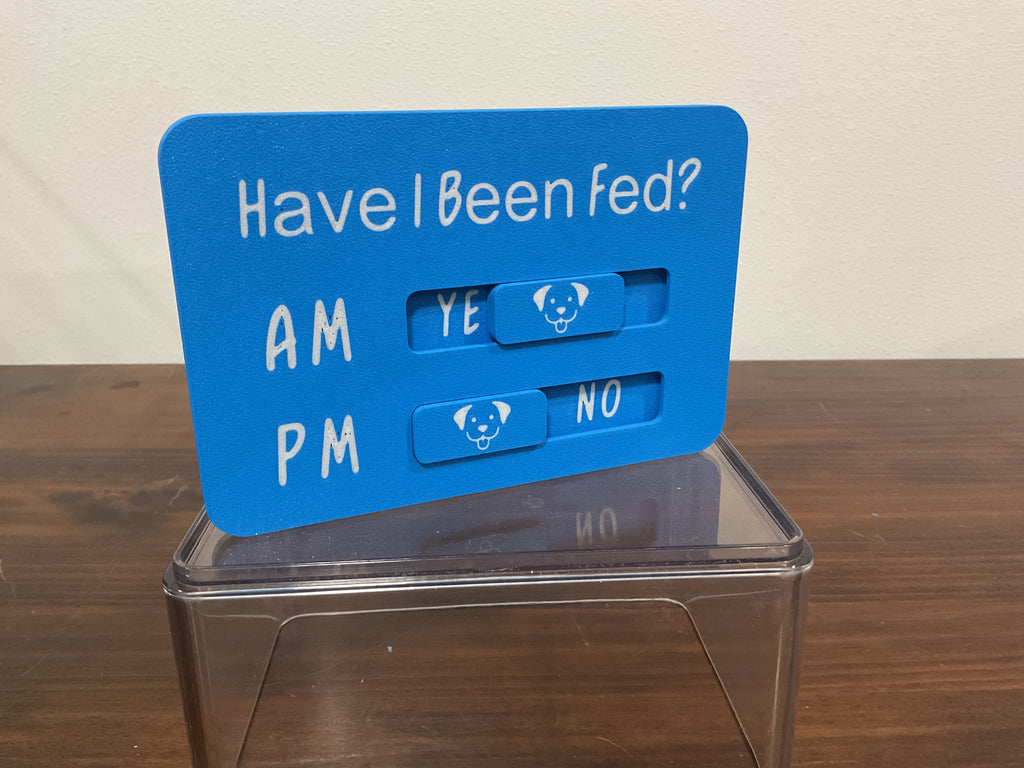 Pet Feed Tracker With Magnets