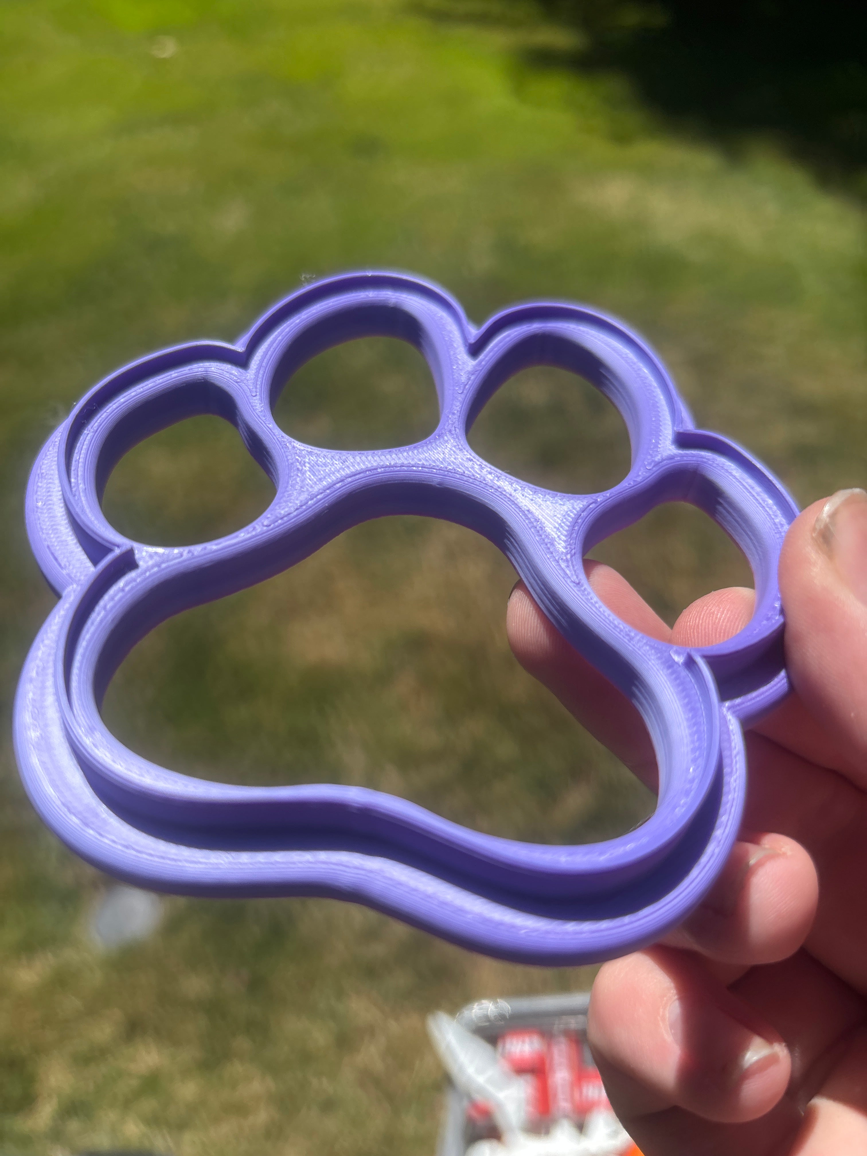 Paw cookie cutter