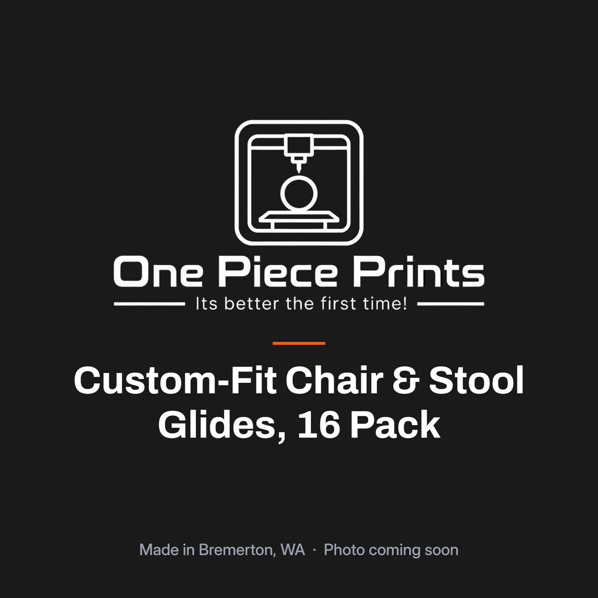 Custom-fit chair and stool glides