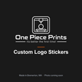 Custom full color logo stickers