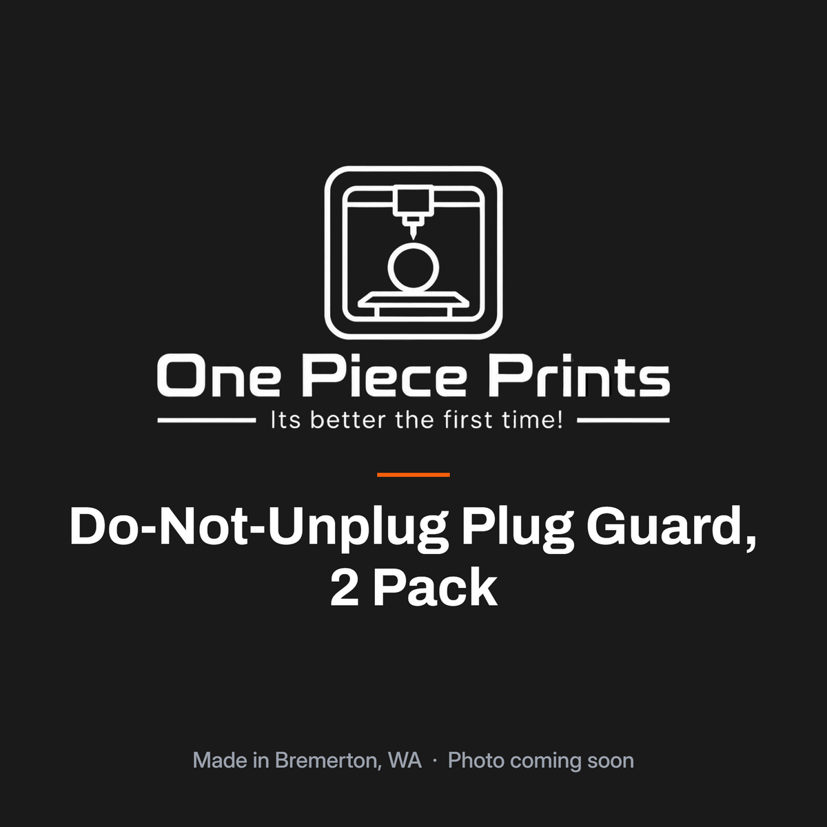 Do-not-unplug plug guard over a wall outlet