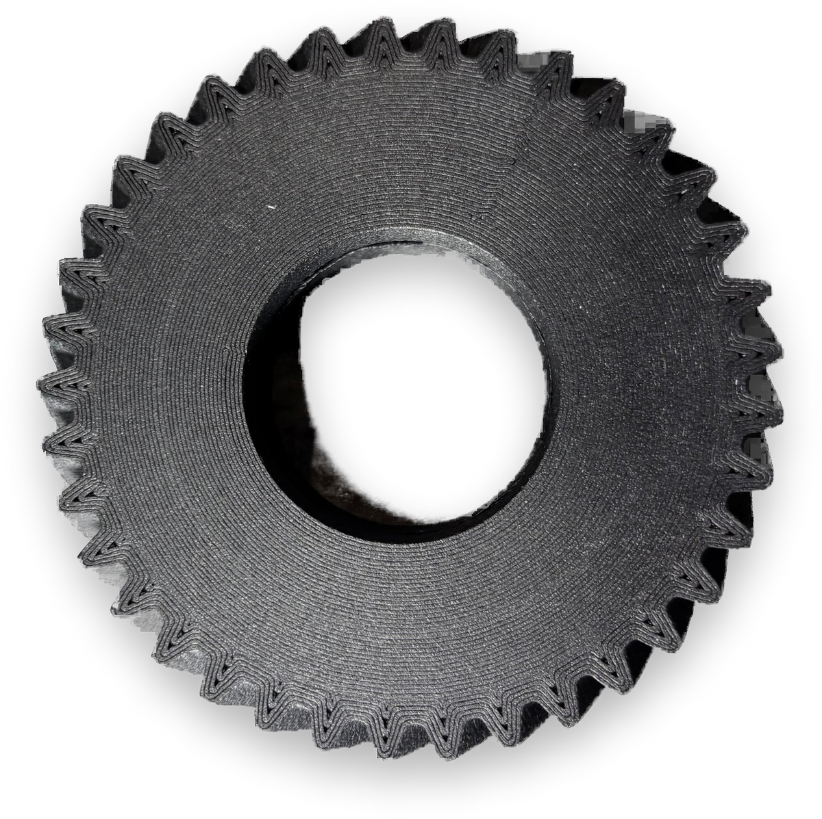 A replacement gear we printed