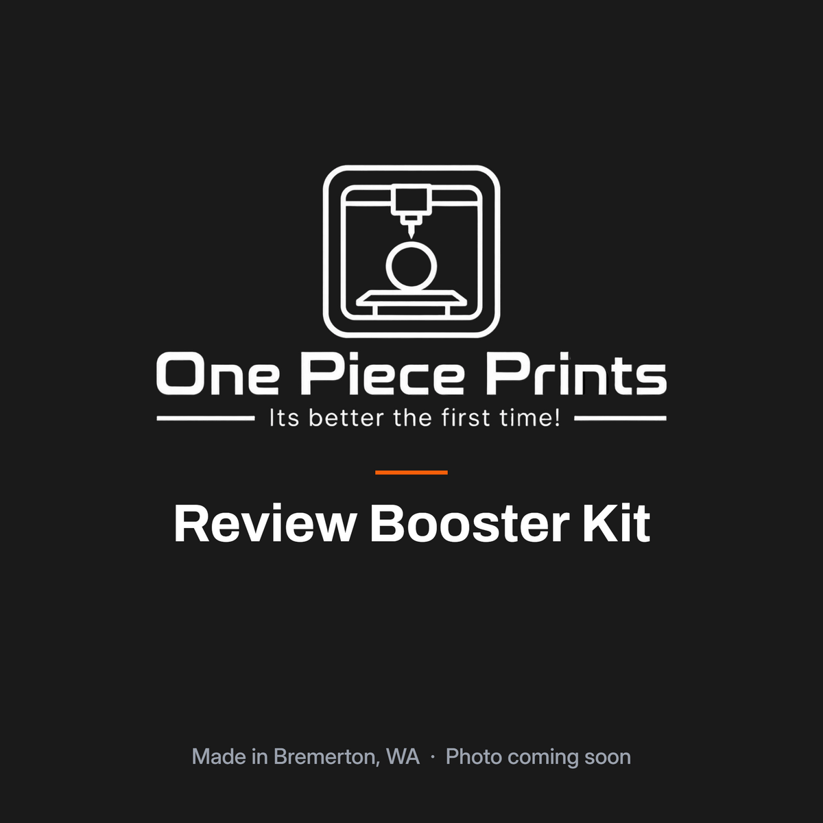 Review Booster Kit: NFC review stand and 25 logo keychains