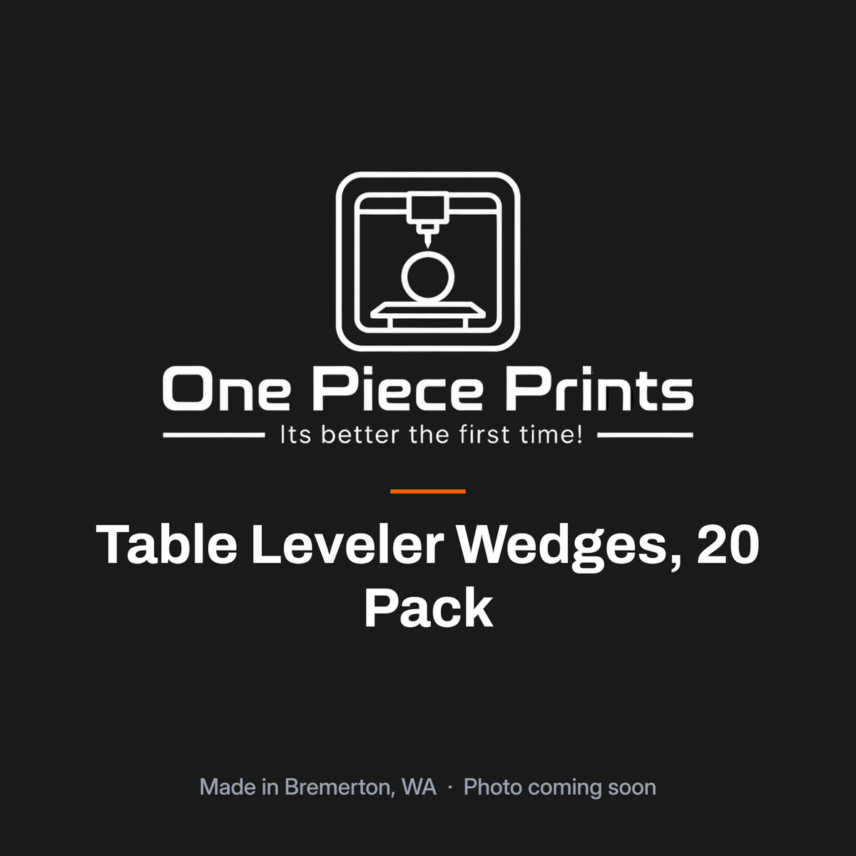 Stackable table leveler wedges